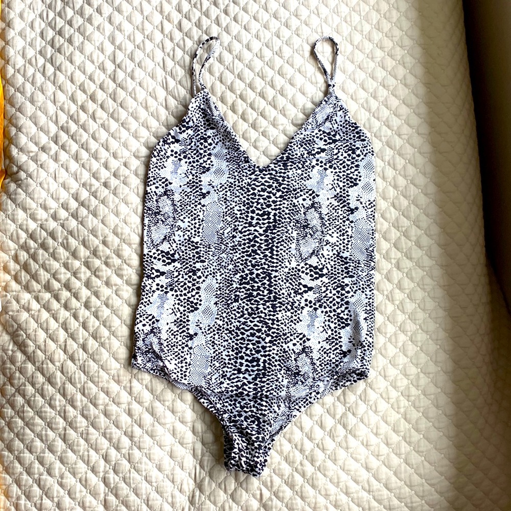MAI underwear one piece in snow leopard